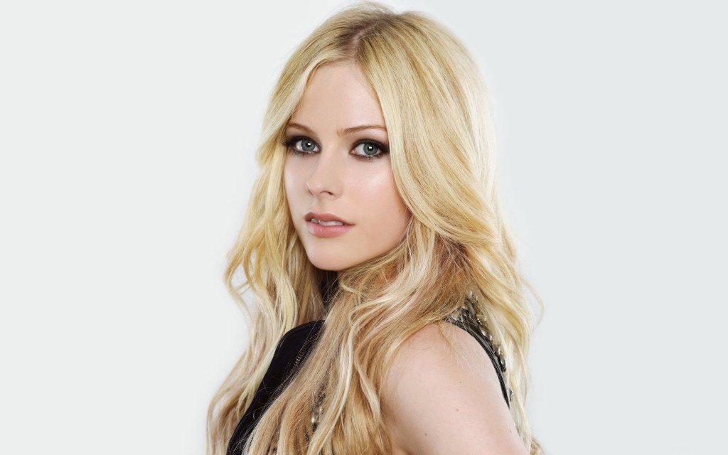 el rostro de Avril Lavigne