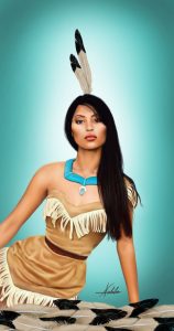 Beautiful indigenous women